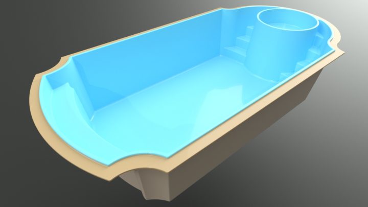 Mediterranea Spa 900 Fiberglass Pool – Rio Spa